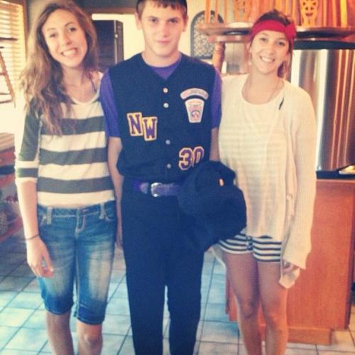 Jimmy Myers, surrounded by his awesome sisters, Julia Myers (left) and Taylor Herreman.