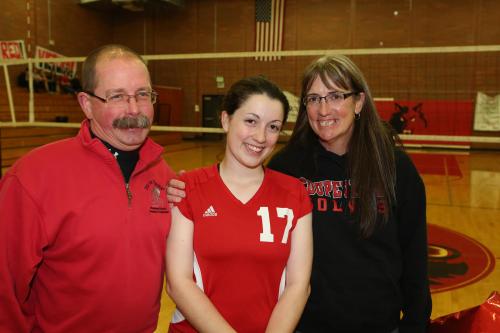 Megan Oakes and parental units.
