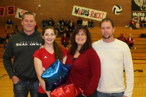 Haley Sherman and family.