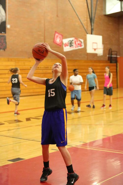 Junior Kacie Kiel, super-nice off the court, but a beast once the whistle blows. (John Fisken photo)
