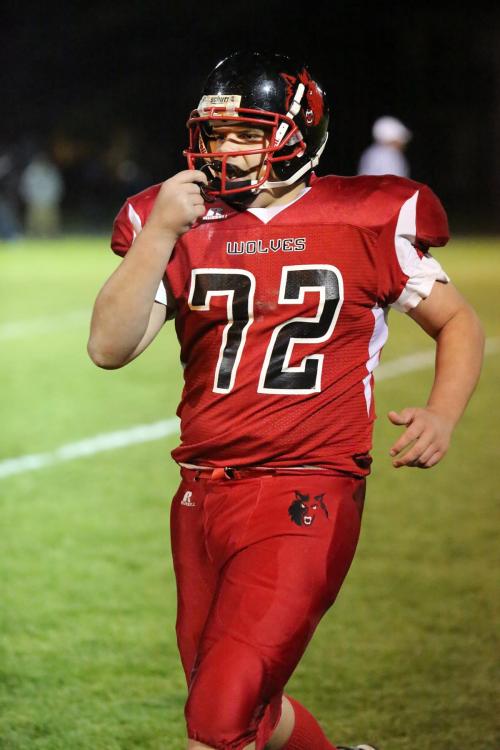 Jake Lord answers the call of duty and heads out to help anchor the line.