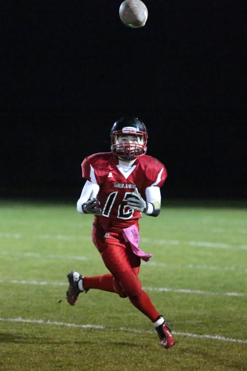 Junior Josh Bayne, here fielding a punt, was his team's second-leading rusher in 2013. (John Fisken photos)