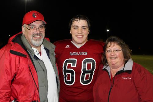The Big Hurt and parents David and Nanette Streubel.