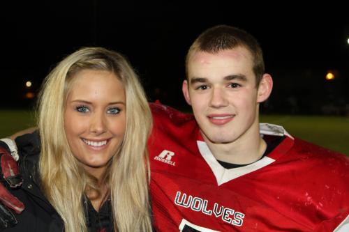 Jake Tumblin and big sis Ashlyn Cronin. (John Fisken p[hoto)