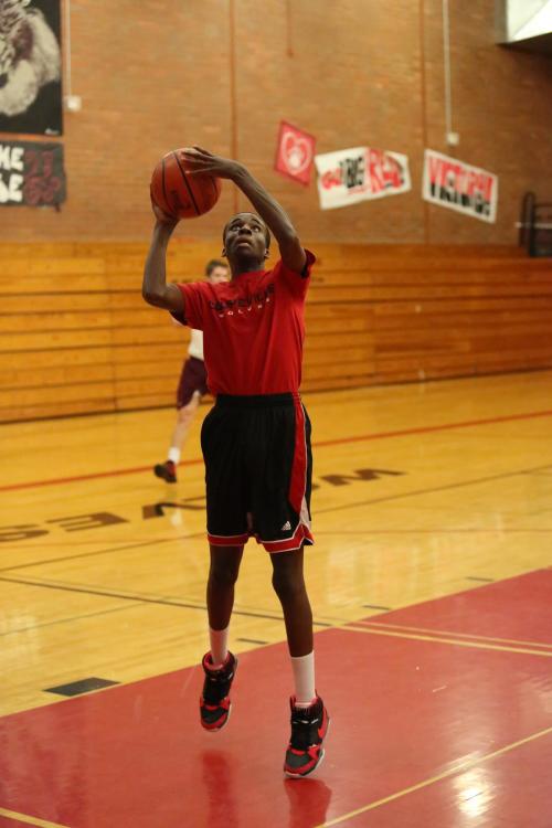 Freshman ? Mitchell stops and pops.