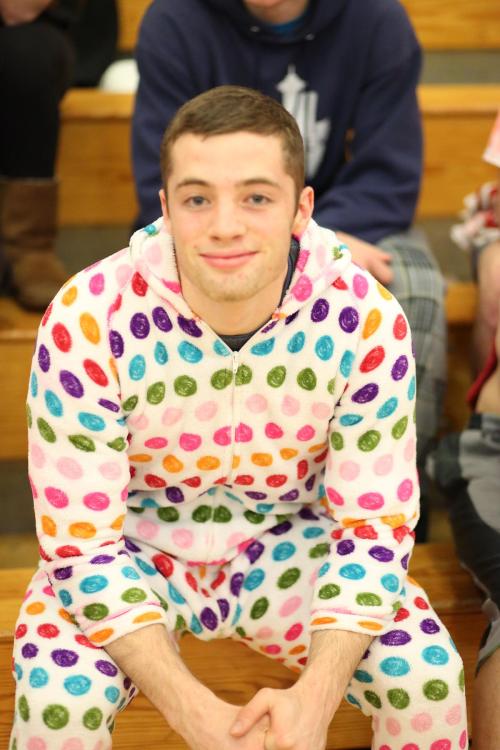 Kurtis Smith, pajama model.