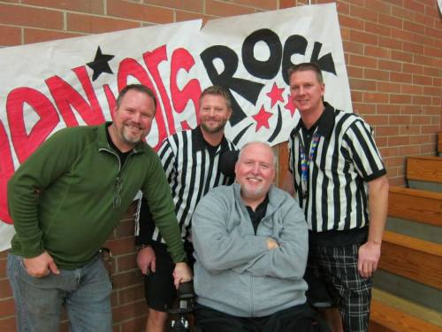 All the rascals in one place. Left to right, Willie Smith, Jay Roberts, Garrett Arnold and Jon Roberts.
