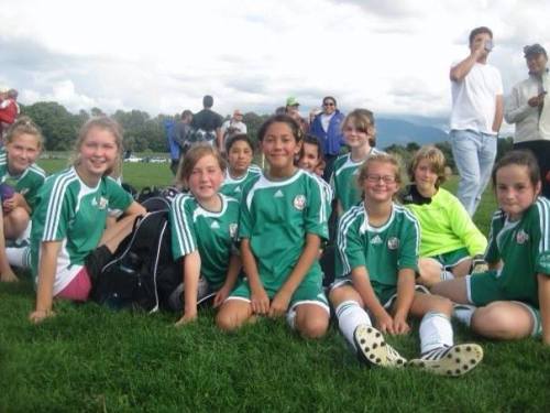 The early days of a soccer ace.