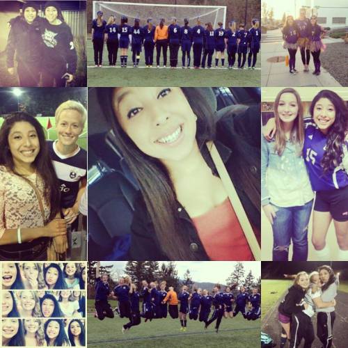 The many faces of Vivien Valles, captured in a photo collage she created.