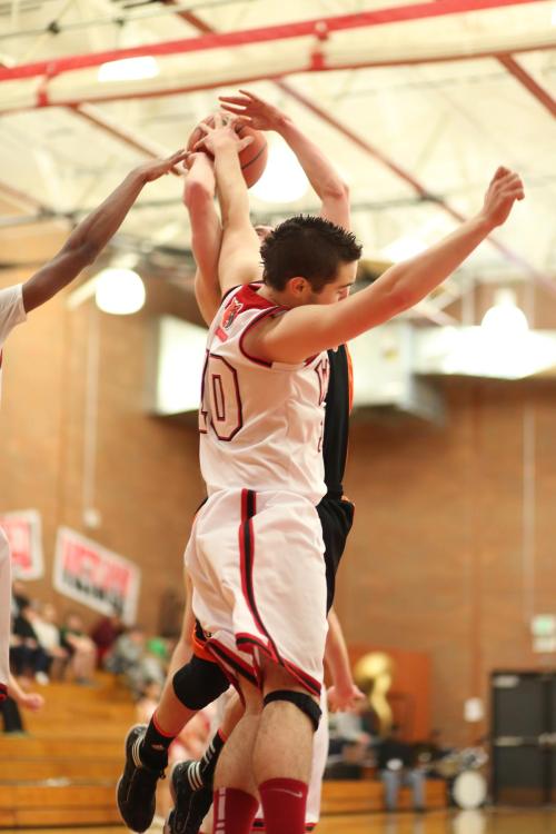 Aaron Trumbull says no-no-no to a Tiger shot.