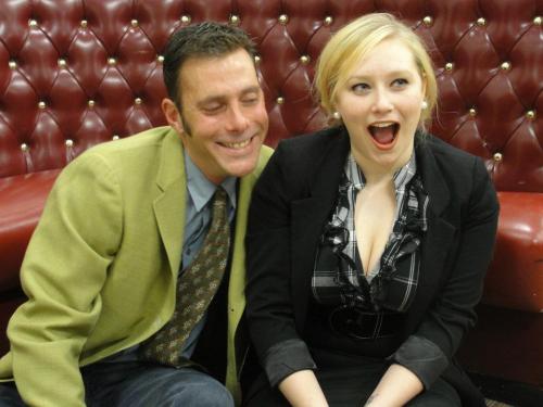 Two of the "City of Angels" leads -- Tristan Steel and Savannah Randall, during the production of "Big," which, like "CoA," was choreographed by Chelsea Randall. (WICA photo)