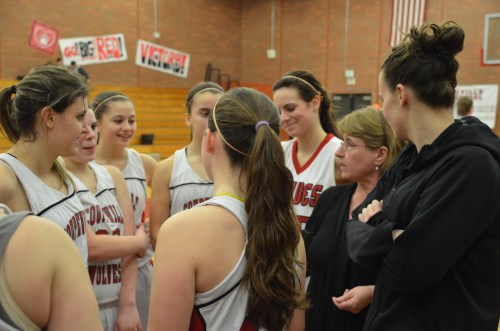 The Wolf JV squad was in a great mood Tuesday. (Robert Bishop photo)