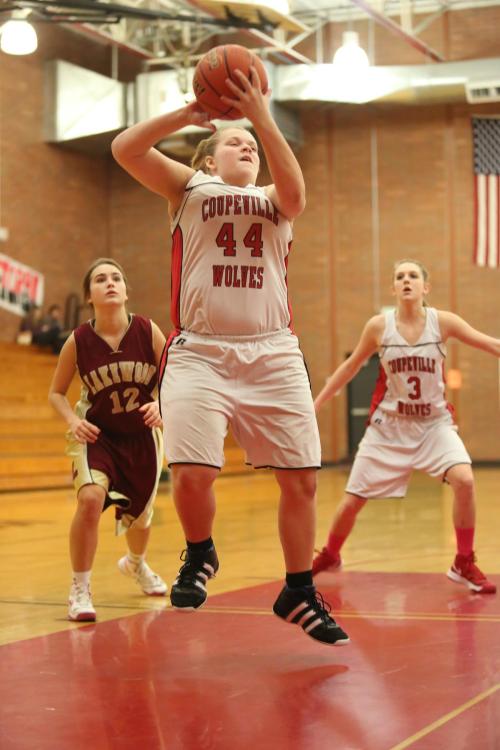 Skyler Lawrence will not be trifled with on the boards.