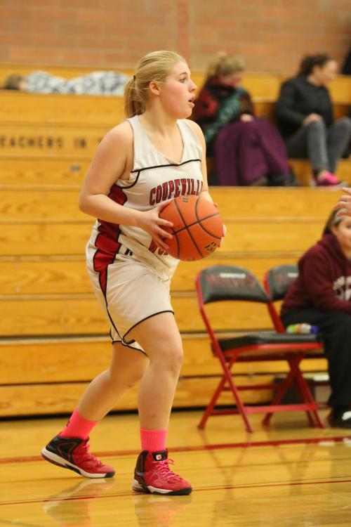 Wolf freshman Tiffany Briscoe and teammates will move into a new league next season. (John Fisken photos)