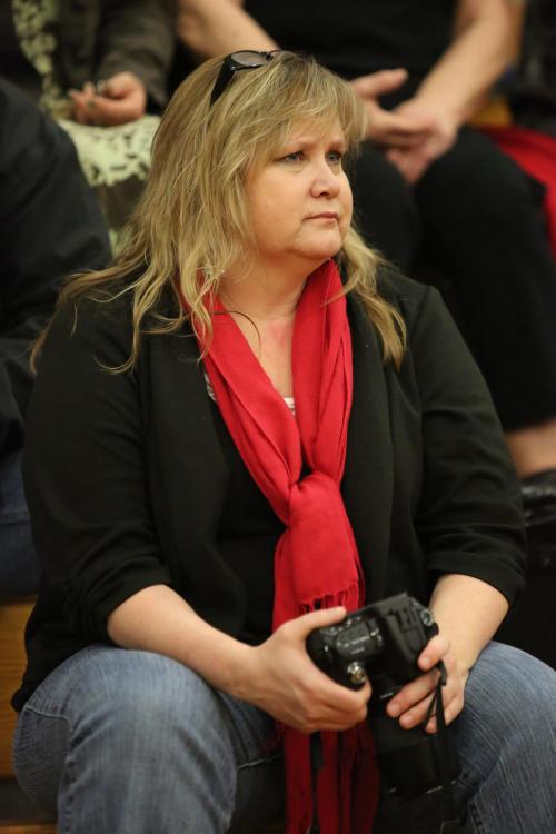Shelli Trumbull and her trusty camera. (John Fisken photo)