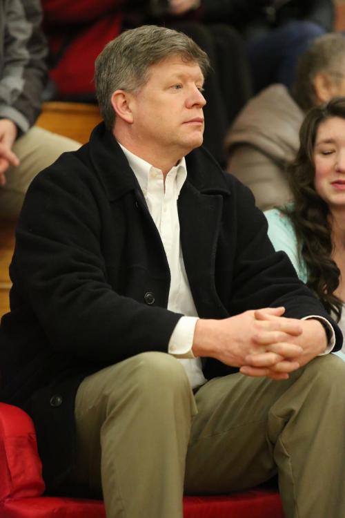 Superintendent Jim Shank contemplates the state of the universe.