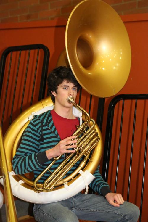 Band photos, like this shot of Andy Walker, work, too. 