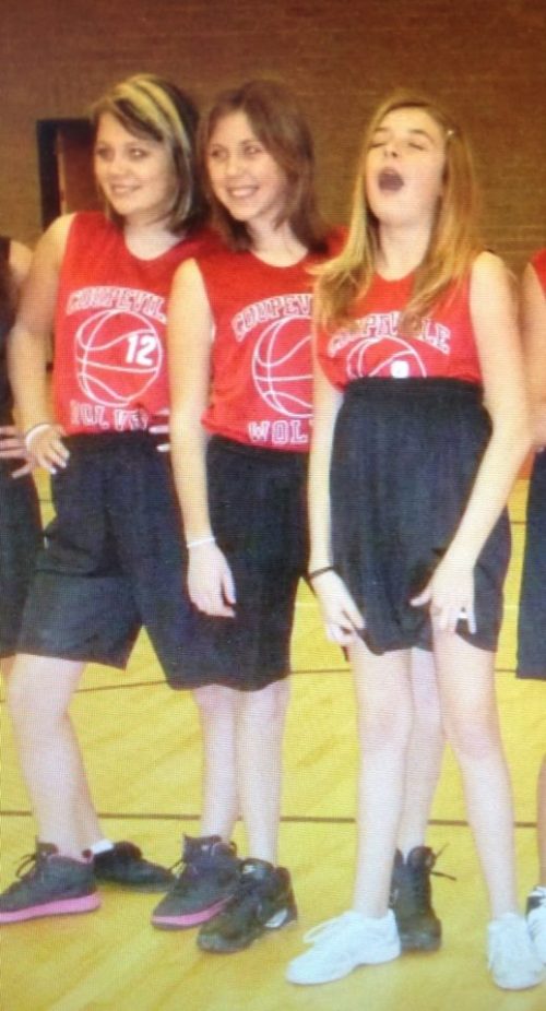 Future Wolf stars (l to r) Breeanna Messner, Julia Myers and Kacie Kiel. (Amy King photos)