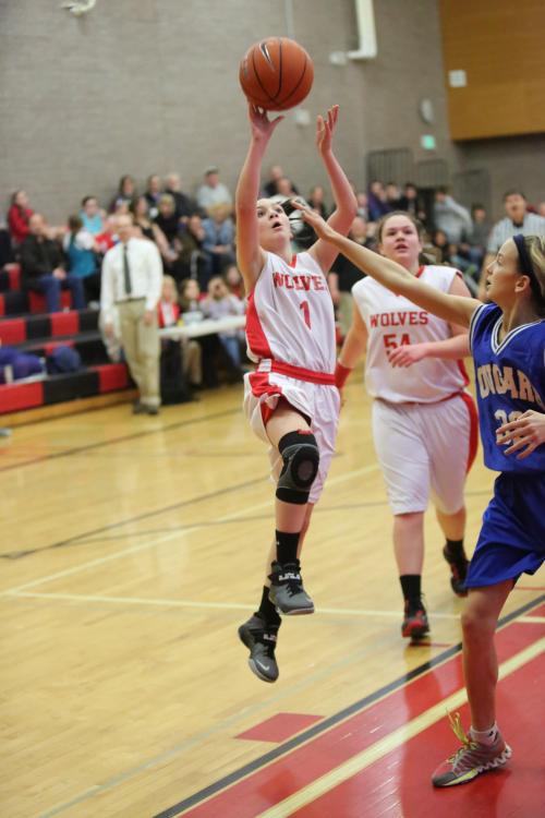 Kal Littlejohn glides in for two.