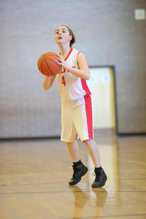 Lining up a long shot.