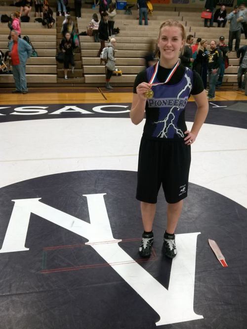 Chloe Gardner could have been the best athlete at Coupeville High School, but real life had to go and mess that up. (Wade Gardner photo)