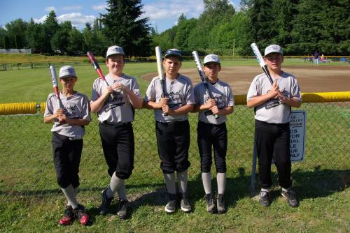 Central Whidbey Little League sluggers wielded big bats last season. (Joe Lippo photos)