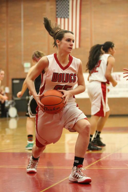Wynter Thorne and her teammates are playing tough defense as they head into the playoffs. (John Fisken photo)