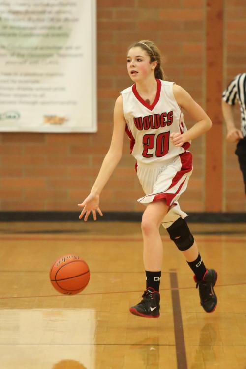 Kacie Kiel is a two-way threat. First, she'll score on you. Then she'll shut you down when you try to score. (John Fisken photos)
