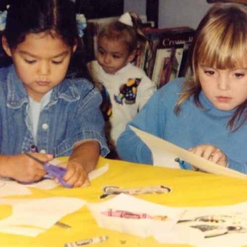 Makana Stone (left) and Hailey Hammer (right), the early days. (Photo courtesy Hailey Hammer)