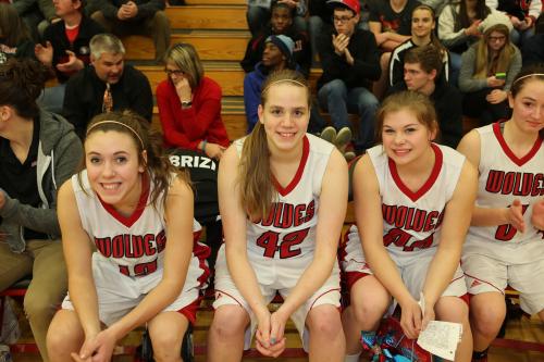 Even with Hailey Hammer out for the season with an ankle injury, CHS has a host of talented players. Some of them (l to r): Julia Myers, Monica Vidoni, Madeline Strasburg and Amanda Fabrizi.