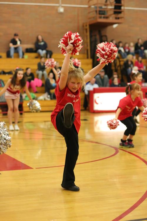 Future cheerleader or karate champion? Your call. (John Fisken photos)