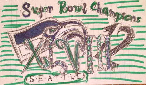 Pride of a new generation of Hawk fans. (Oliana Fletcher creation)