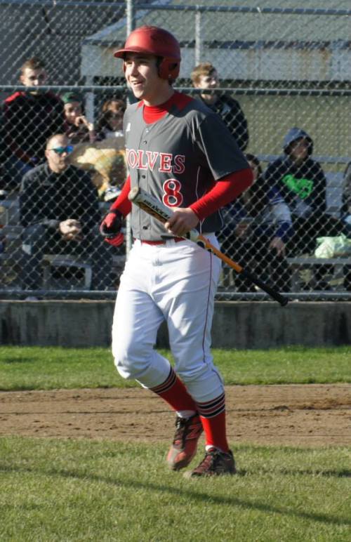 Aaron Trumbull and teammates were all smiles, again, after rapping out 14 hits.
