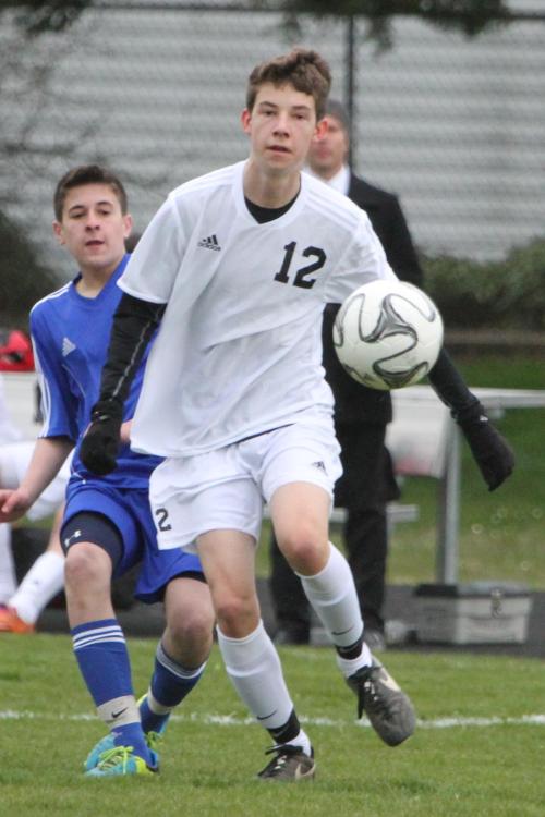 Loren Nelson directs traffic.