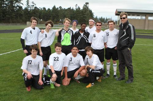 Coupeville's JV, coached by the dapper Gary Manker.