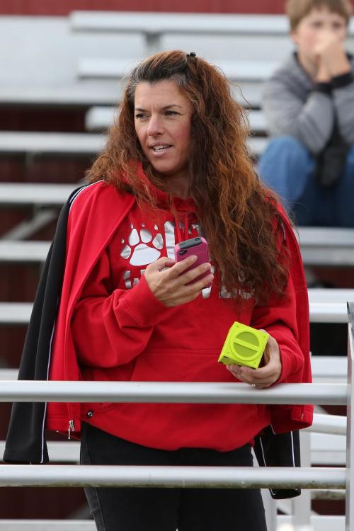 Wolf cheer coach Cheridan Eck.