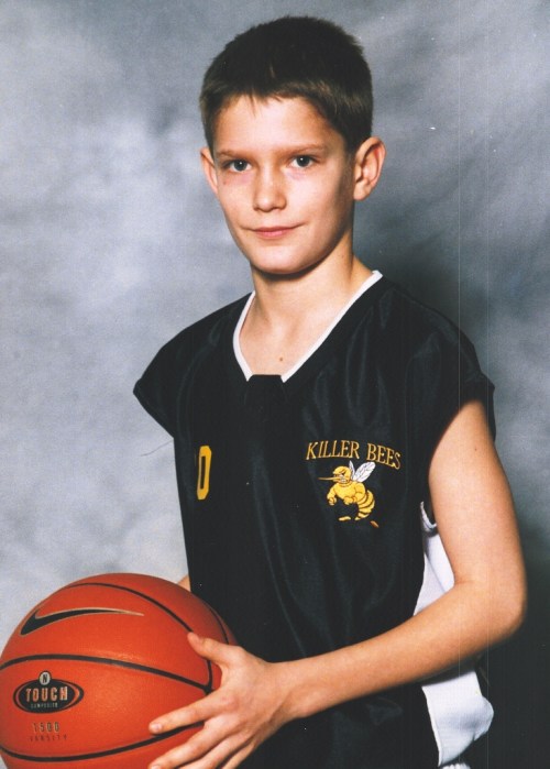 The early days of a gym rat.