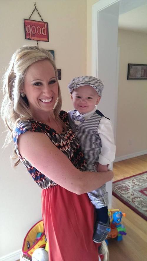 Former CHS hoops star Tina (Lyness) Joiner and Gracen.