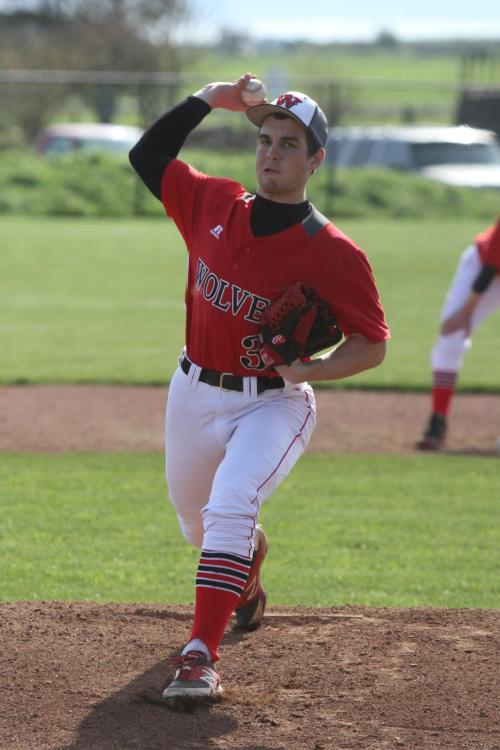 Ben Etzell whiffed 15 Cedarcrest hitters Monday, one of the better performances in CHS history. (John Fisken photo)