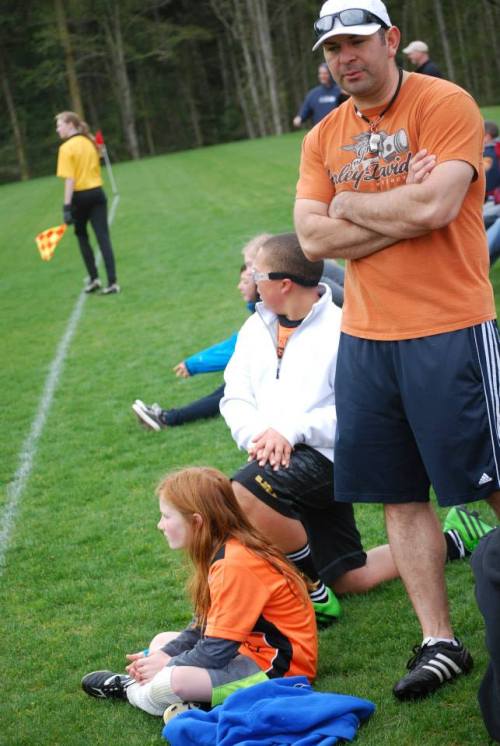 Coaching game-face? Check.