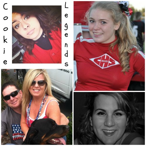 The saints of Coupeville (clockwise from upper left): Miss Emily Licence, Taya Boonstra, Julia Felici and Lisa Roberts-Edlin.
