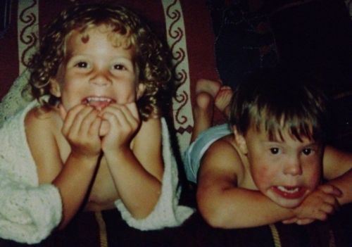 Marisa (left) and Lucas EWtzell, the early years. (Kristi Etzell photo)