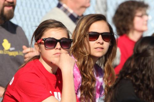 CHS tennis stars Micky LeVine (left) and Sydney Aparicio -- it takes a lot to impress them.