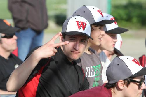 JV baseball stud Clay Reilly knows where the camera is at all times.