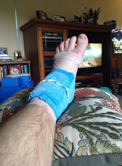 Taken down by his arch-villain, The Ankle!!