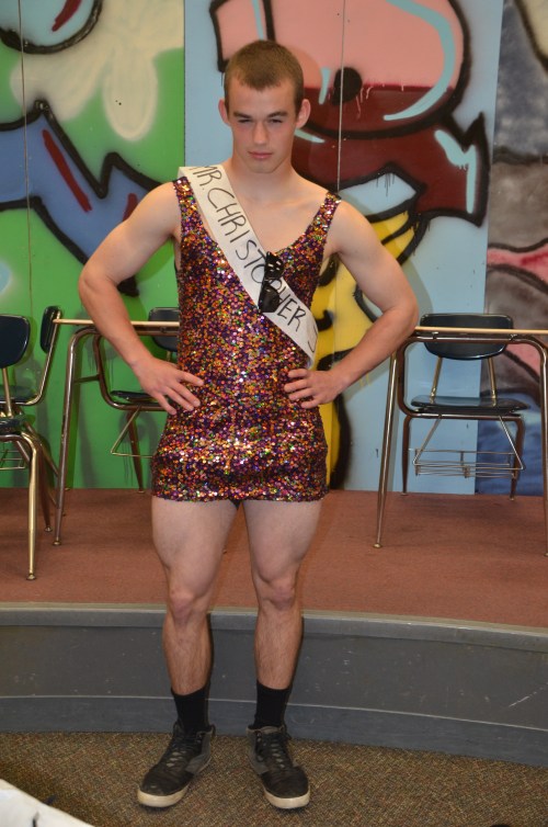 That dress is never going to be the same again...