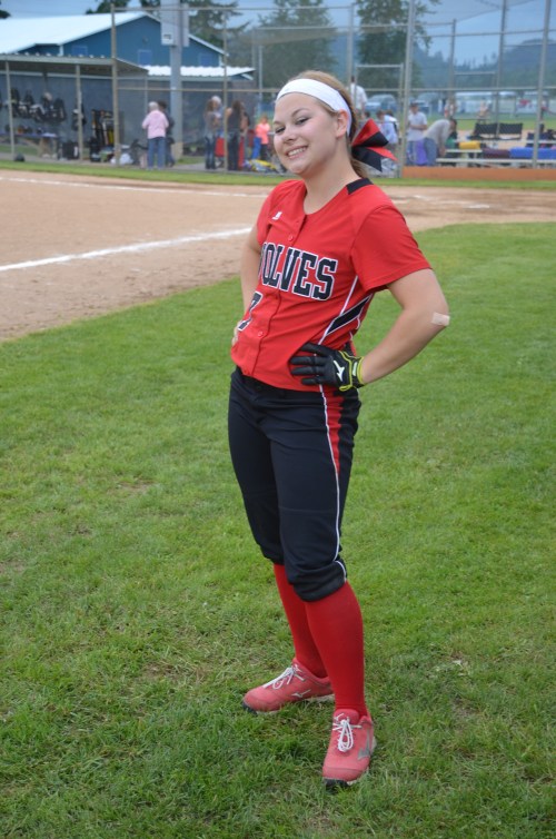 They call her Maddie Big Time, cause her homers make all the other teams cry. (Robert Bishop photo)