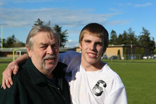 Gunnar Langvold and dad Bord.