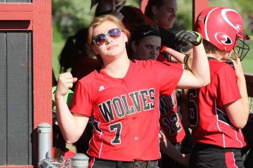 Maddie Big Time welcomes you to the gun show. (John Fisken photos)