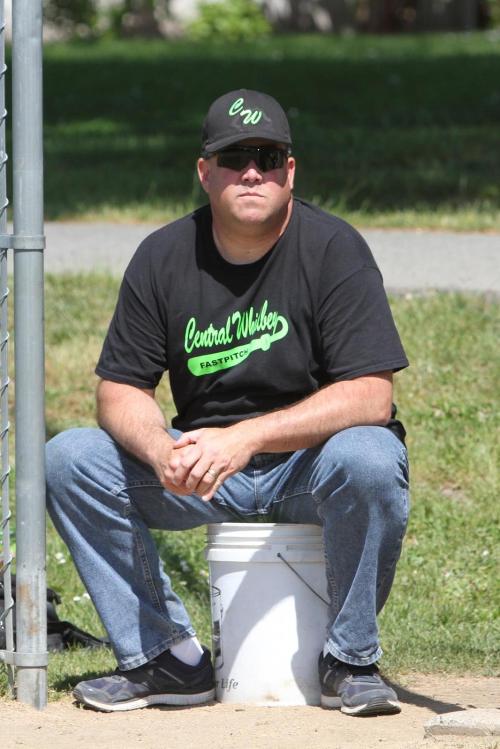 Coach (and dad) Kevin McGranahan is smiling inside.